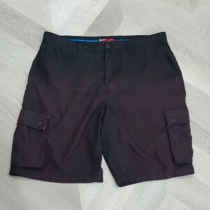 Tony Hawk Mens 11” Performance Cargo Short, Black, size 40